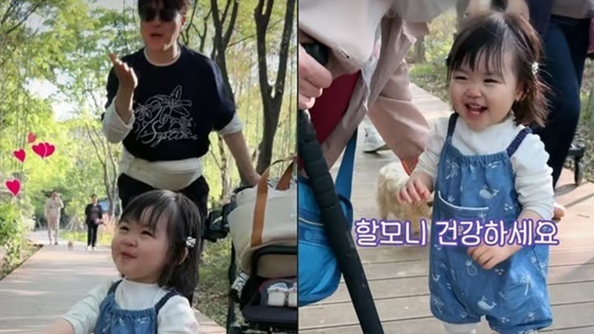 "이젠 손키스까지"… 박수홍·김다예, '특급 애교' 딸 재이 재롱에 '함박웃음'