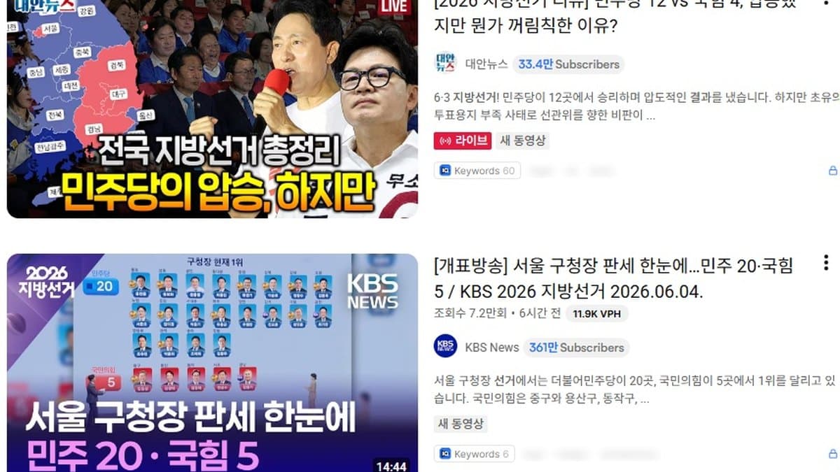 지방권력 교체 성공한 與... 野는 서울시장 오세훈, 부산북갑 한동훈 승리로 맞서